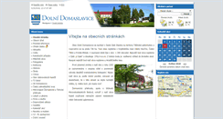 Desktop Screenshot of ddomaslavice.cz
